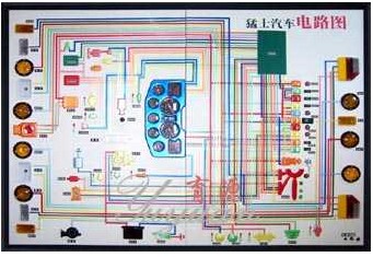 猛士2050型汽车程控电教板(全套14件)